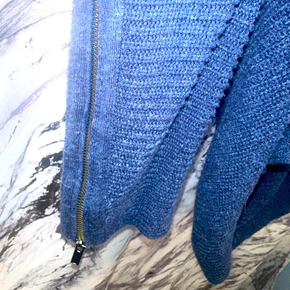 Vintage Y2K Banana Republic BOHO style Butterfly 1/4 zip sleeve cardigan women L - Picture 5 of 7